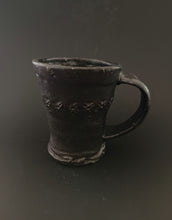 Load image into Gallery viewer, Handmade Black Mug with Oil Skin Glaze
