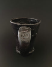Load image into Gallery viewer, Handmade Black Mug with Oil Skin Glaze