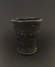 Load image into Gallery viewer, Handmade Black Mug with Oil Skin Glaze