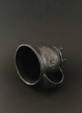 Load image into Gallery viewer, Handmade Black Mug with Oil Skin Glaze