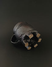 Load image into Gallery viewer, Handmade Black Mug with Oil Skin Glaze