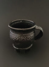 Load image into Gallery viewer, Handmade Black Mug with Oil Skin Glaze