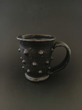 Load image into Gallery viewer, Handmade Black Mug with Oil Skin Glaze