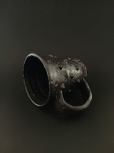 Load image into Gallery viewer, Handmade Black Mug with Oil Skin Glaze