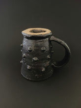 Load image into Gallery viewer, Handmade Black Mug with Oil Skin Glaze