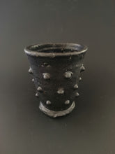 Load image into Gallery viewer, Handmade Black Mug with Oil Skin Glaze