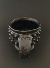 Load image into Gallery viewer, Handmade Black Mug with Oil Skin Glaze