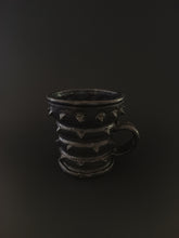 Load image into Gallery viewer, Handmade Black Mug with Oil Skin Glaze