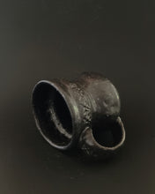 Load image into Gallery viewer, Handmade Black Mug with Oil Skin Glaze