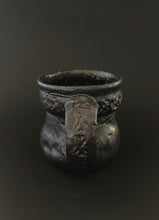 Load image into Gallery viewer, Handmade Black Mug with Oil Skin Glaze