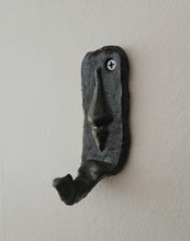 Load image into Gallery viewer, Handmade Black Hook with Oil Skin Glaze