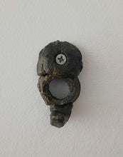 Load image into Gallery viewer, Handmade Black Hook with Oil Skin Glaze