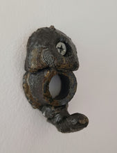 Load image into Gallery viewer, Handmade Black Hook with Oil Skin Glaze