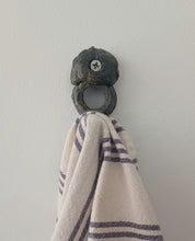 Load image into Gallery viewer, Handmade Black Hook with Oil Skin Glaze
