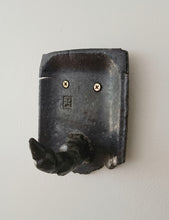 Load image into Gallery viewer, Handmade Black Hook with Oil Skin Glaze