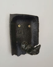 Load image into Gallery viewer, Handmade Black Hook with Oil Skin Glaze