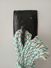 Load image into Gallery viewer, Handmade Black Hook with Oil Skin Glaze