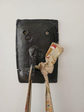 Load image into Gallery viewer, Handmade Black Hook with Oil Skin Glaze