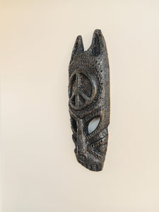 Peace Dog Talisman With Char Baby Glaze