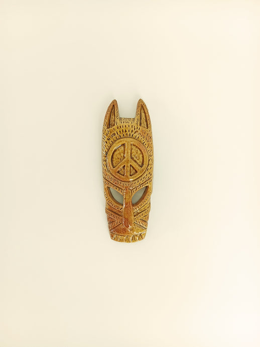 Peace Dog Talisman With Nicotine Glaze
